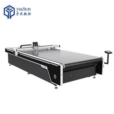 CNC Cutting for Leather Car Foot Mat with Oscillating Cutting Machine