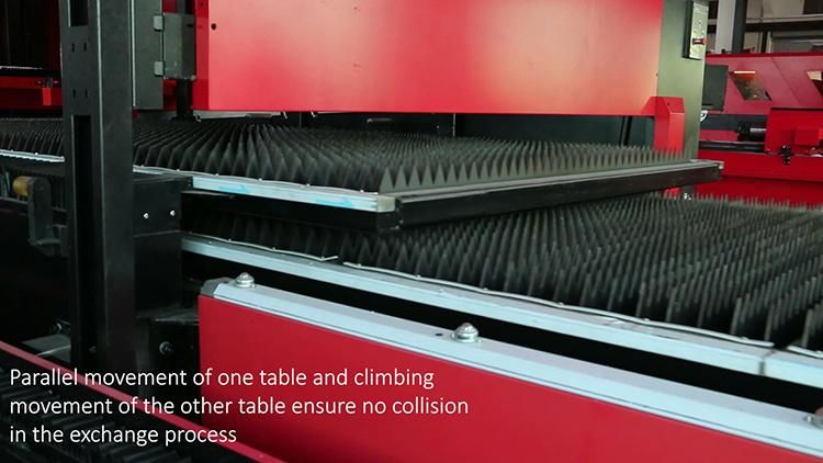 Full Cover and Pallet Changer 3000*1500mm Steel Cutting Machine with Easy Operation