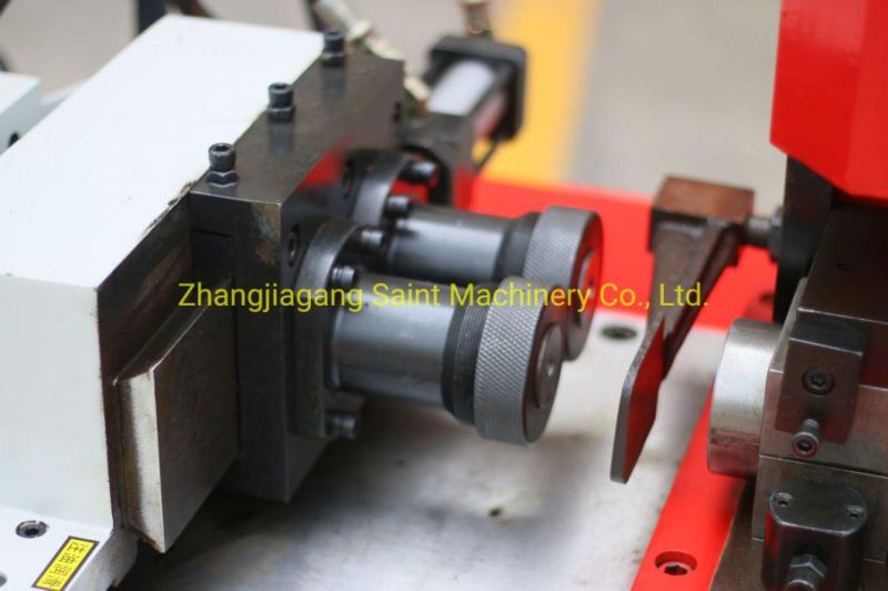 High Productivity Automatic Single-Head Straight Punching Tube End Forming Machine for Three Stations (TM40-2)