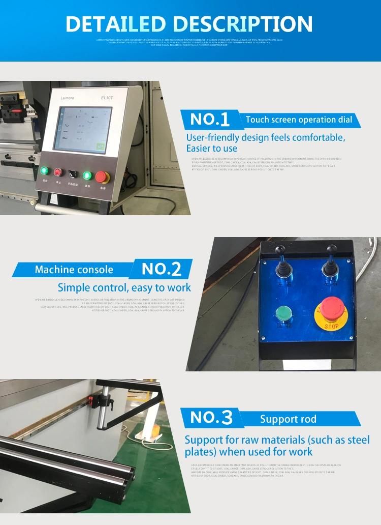 Excellent Performance CNC Electro-Hydraulic Servo Synchronized Press Brake