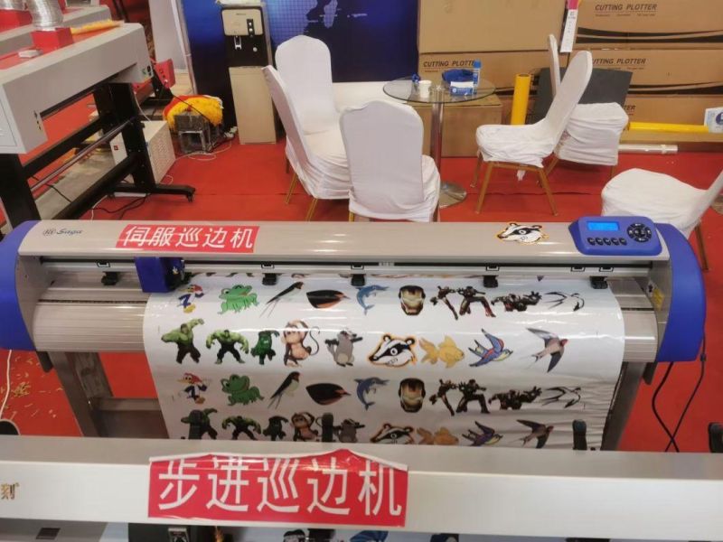 Stickers/Vinyl/ Self-Adhesive Roll Cut Machine Cutting Plotter Auto Digital Vinyl Cutter with Arms