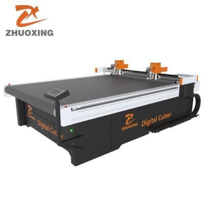 High Accuracy Oscillating Knife Flatbed Fabric/Cloth/Textile Cutting Machine