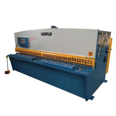 World Brand Nc Hydraulic Shearing Machine for 4mm to 20mm Sheet Cutting