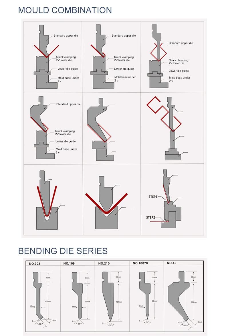 X Axis Precision Linear Guides and Ball Screws Sheet Metal Press Brake