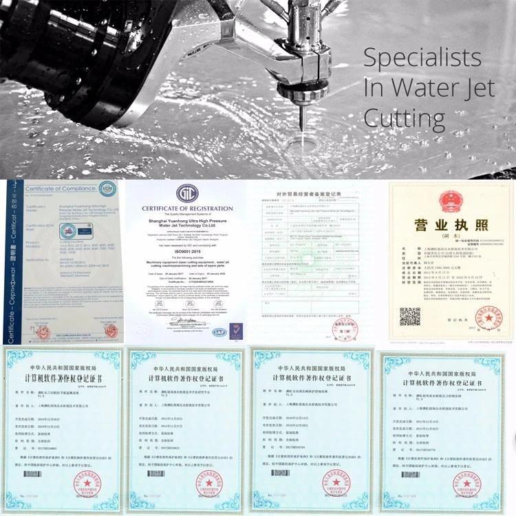 Pure Water Jet Cutting Machine 180 Degree Pure Water 1/4 Swivel Single Axis C-5152-1