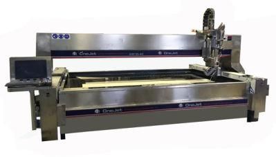 45degree Dynamic Cutting Metal Steel Sheets Water Jet Cutting Machine with 5-Axis Waterjet Cutter