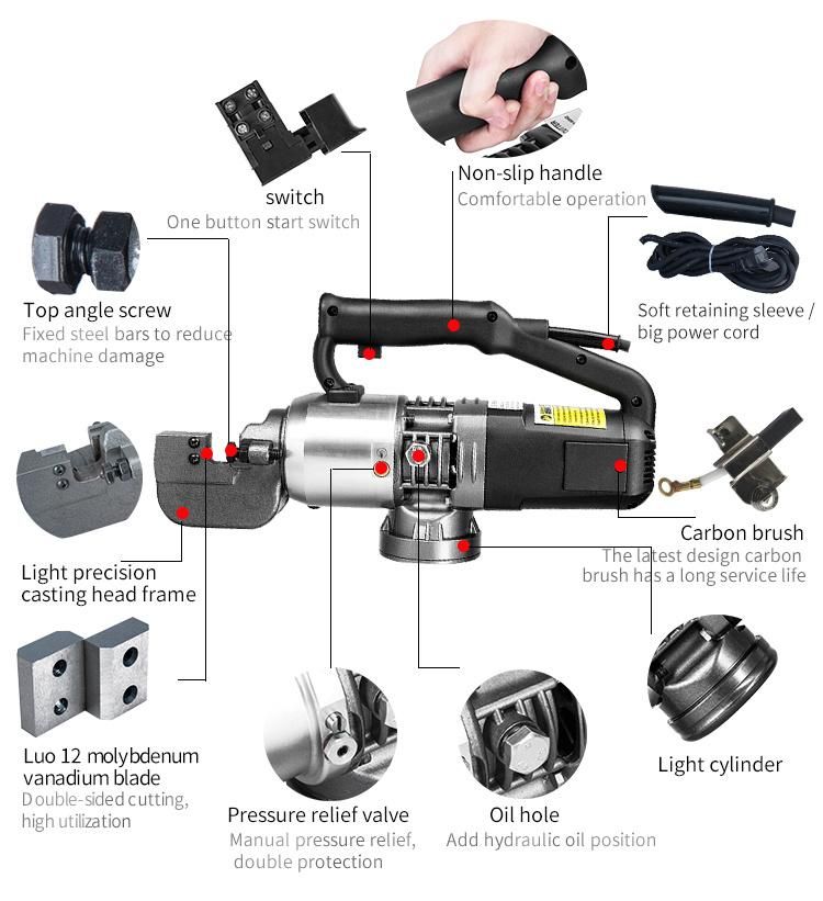 RS-20 Portable Hydraulic Rebar Cutting Machine