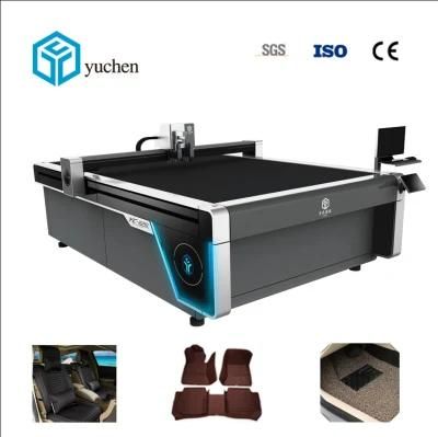 China Yuchen Automatic Rubber Car Mat CNC Knife Cutting Machine for Sale