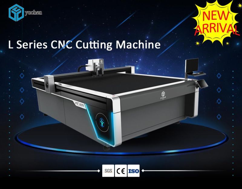 Yuchen CNC Oscillating Knife Cutting Machine for Rubber PTFE Fiber and Graphite Gasket