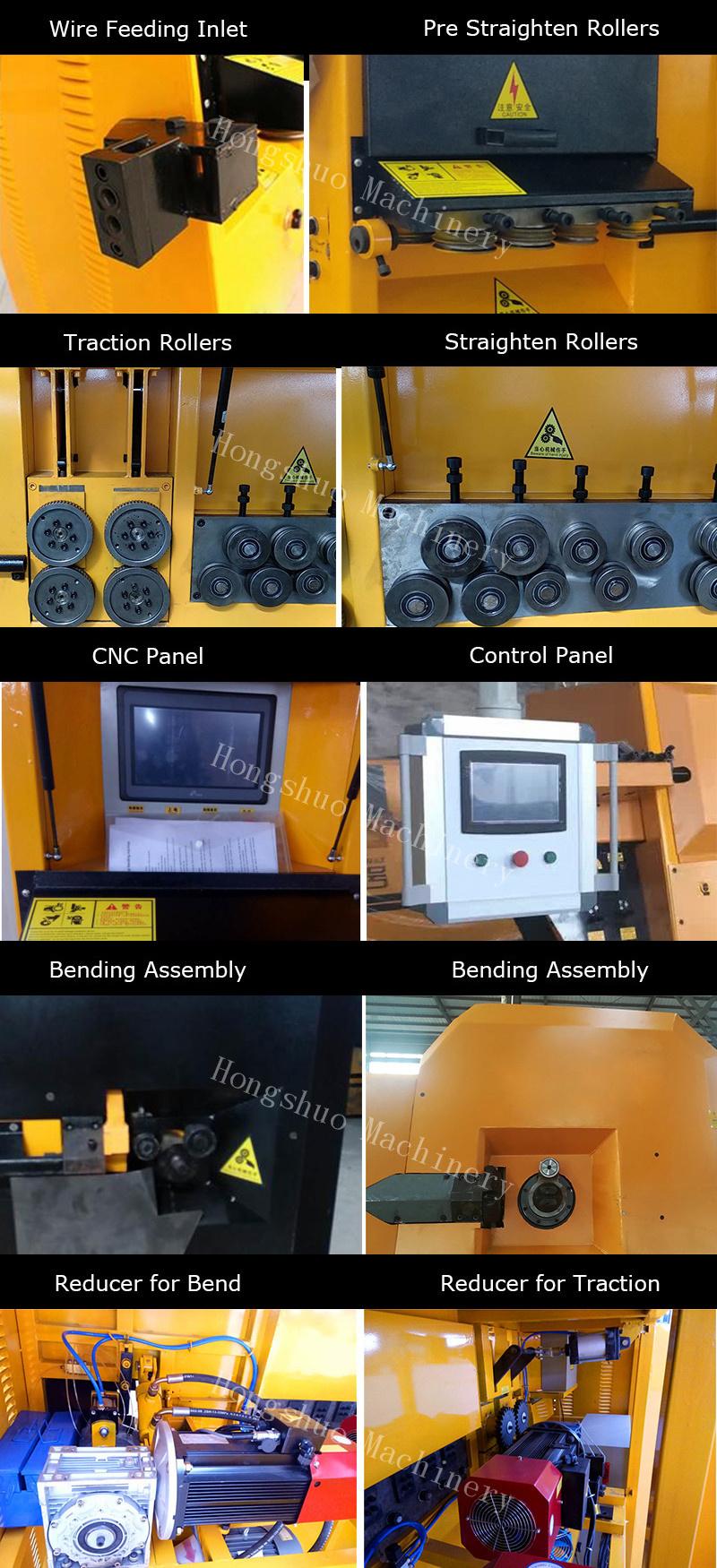 Automatic 4mm 6mm CNC Wire Bender or Manual Stirrup Bending Machine