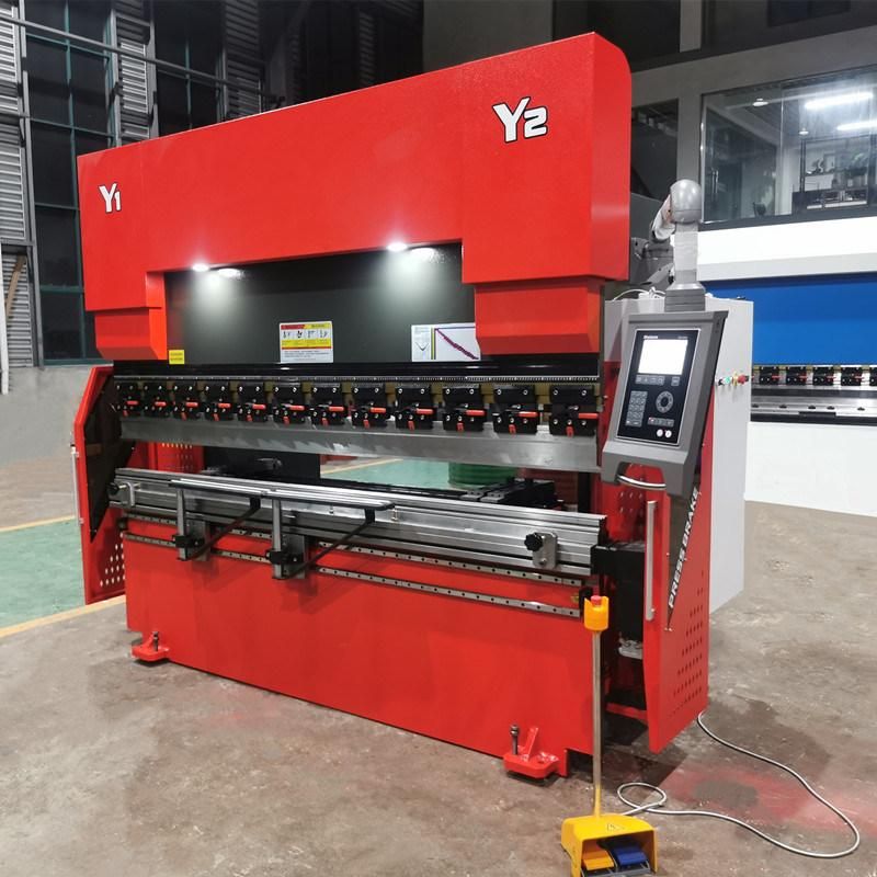 We67K-70t/2500 Hydraulic CNC Iron Sheet Folding Machine Press Brake with Da52s Controller System