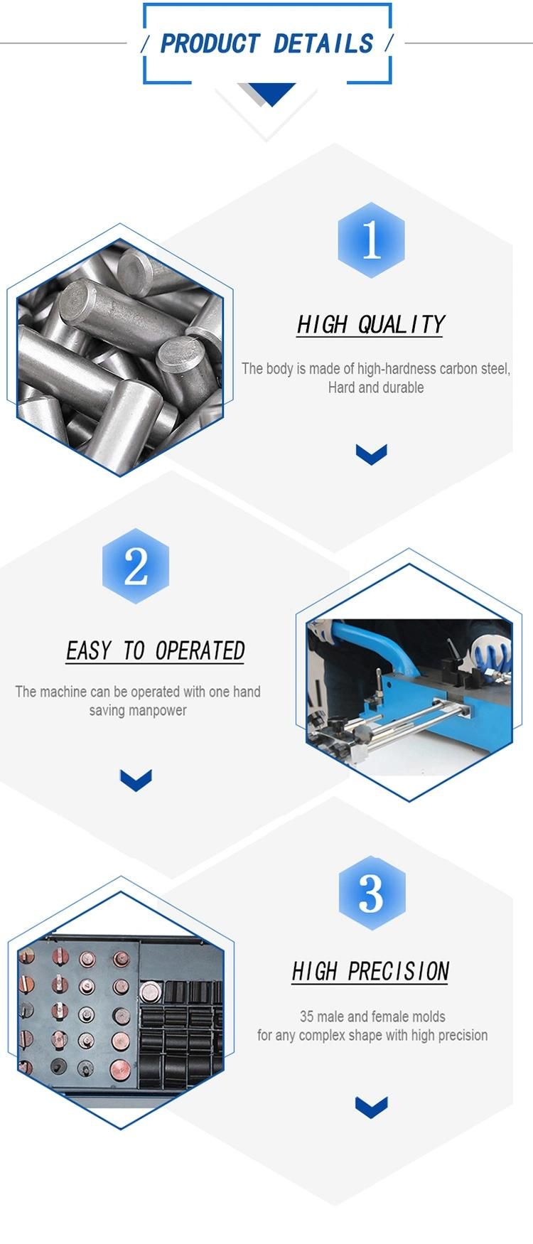 Manual Rule Bending Machine for 2PT 3PT Rule Bending Die Making