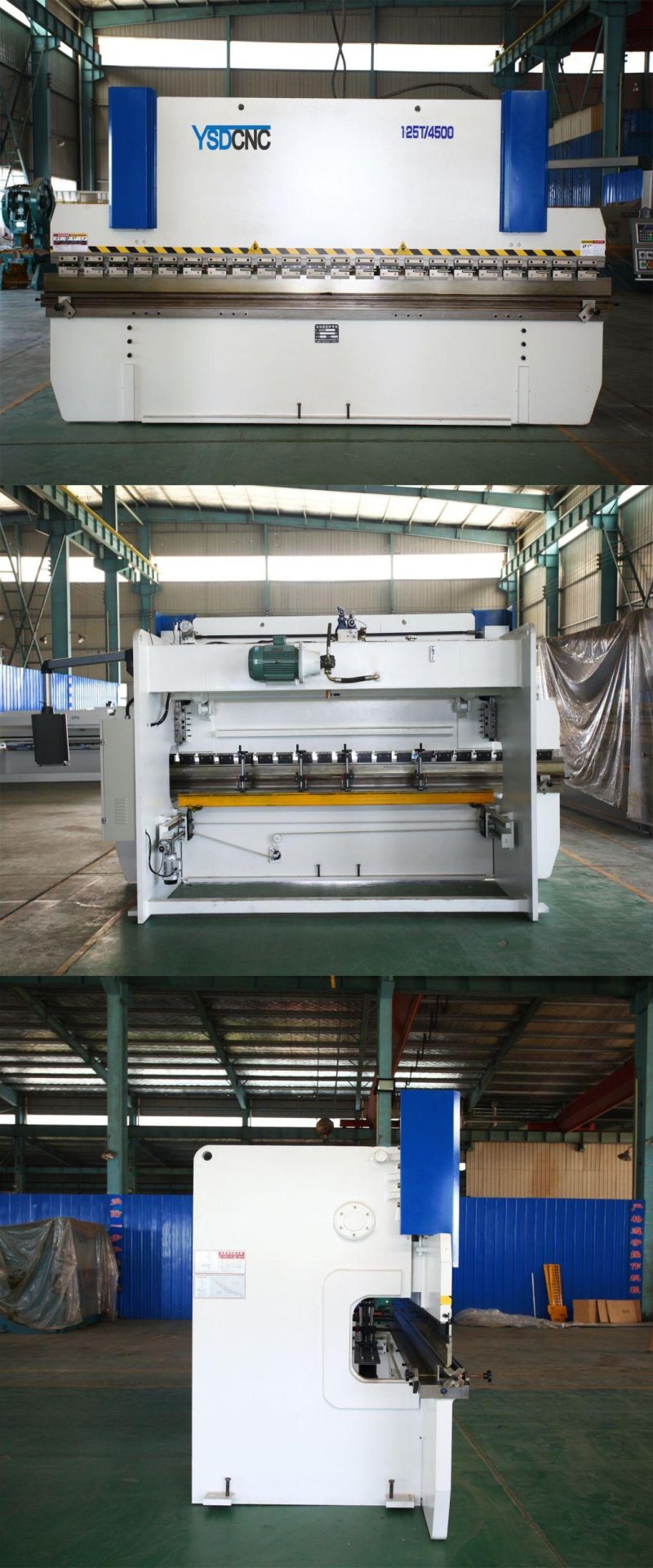 China CNC Plegadoras Hydraulic Servo Press Brake Machine with Linear Guide
