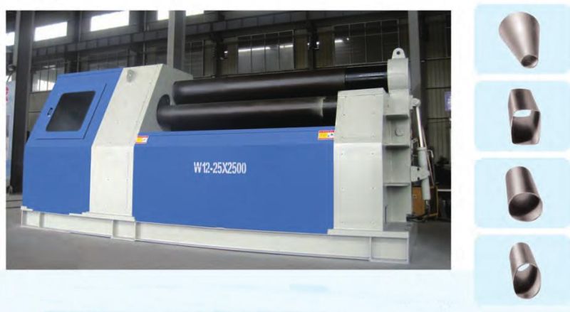 Stock High Quality Hydraulic 4 Roll Bending Machine PLC