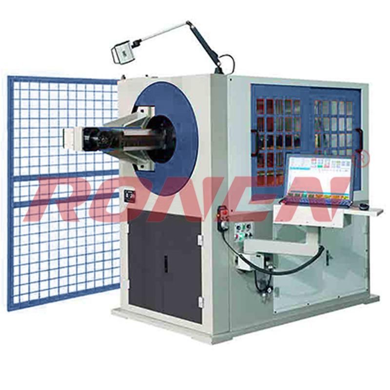 European Market Popular Wire Feeding Speed 60m / Min 3D CNC Universal Wire Bending Machinery