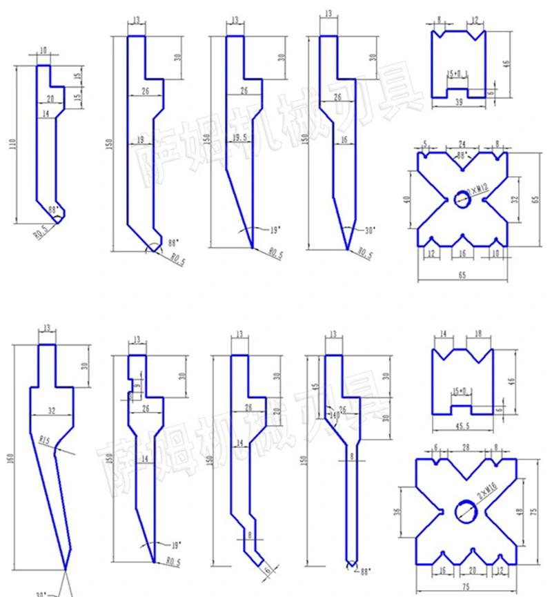 High Quality Shearing Machine Blades, Press Bending Tools, Cutting Knives