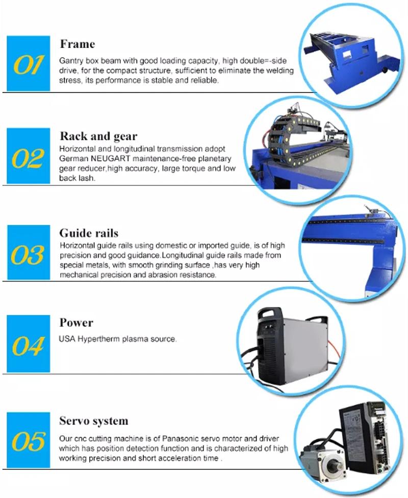 CNC Portable Metal CNC Plasma Flame Cutting Machine