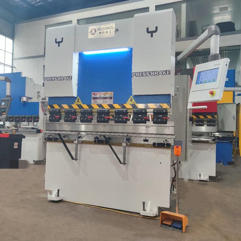 WC67Y/K-80T/2500 CNC Hydraulic Bending Machine Plate Press Brake Bending Machine with Tp10s Control System