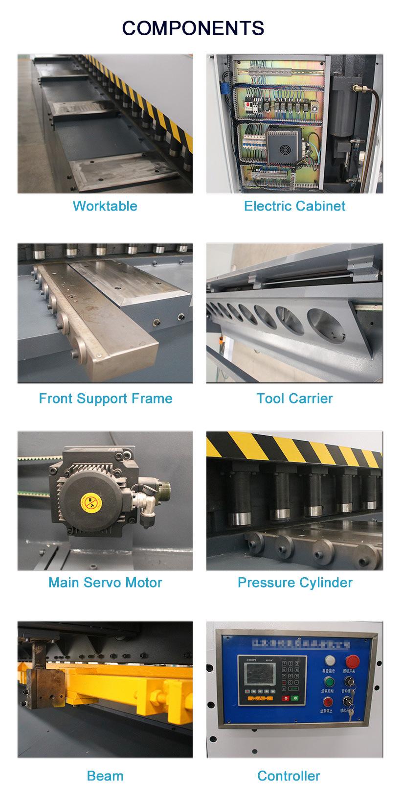 CNC Nc Metal Plate Shearing Machine for Ms Ss Aluminum