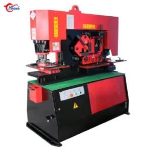 Q35y Series Ironworker Hydraulic Punch and Shear Metal Worker Angle Cutting Fabrication Machines