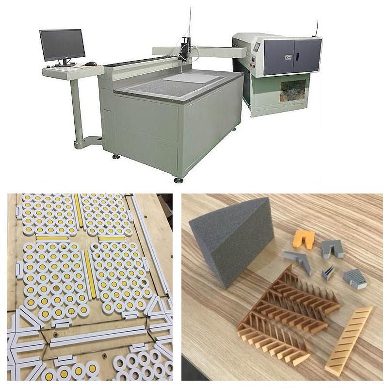 Horizontal Plastic Sponge Foam Latex Sheet Water Jet Cutting Machine for Die Making