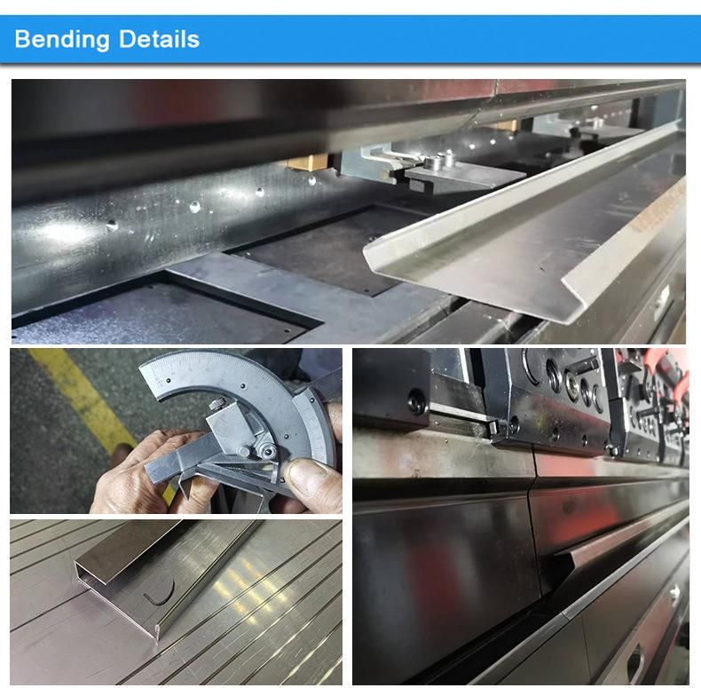 Four-Axis Standard CNC System Different Length of Section Punch Bending Machine