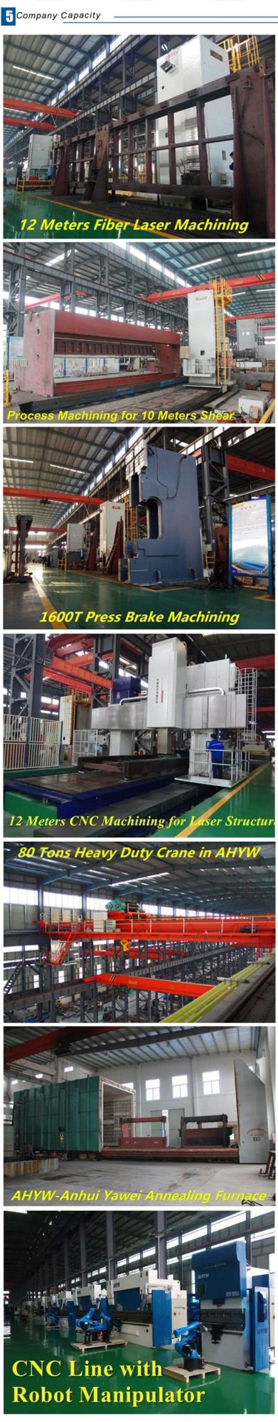Anhui Yawei Mechanical Sheet Plate Guillotine Shearing Machine