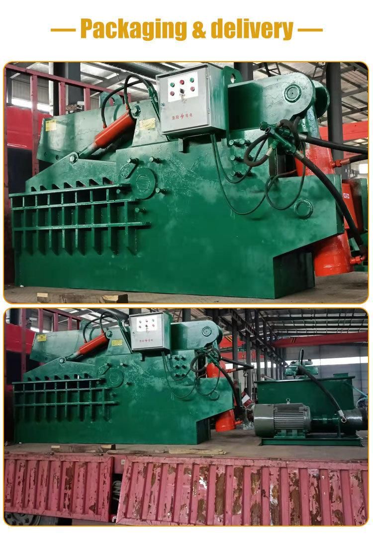 Scrap Metal Shearing Machine Waste Steel Plate Hydraulic Cutting Machine
