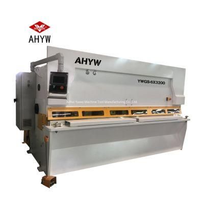 Custom Designed 6X3200 Esa Servo Metal Guillotine Shearing Machine Price