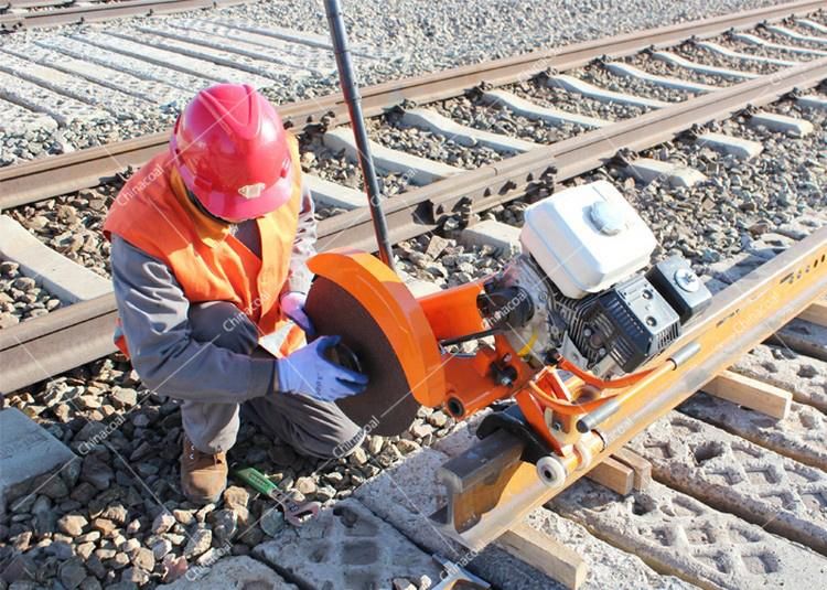 Portable Abrasive Rail Saw Portable Internal Combustion Rail Cutting