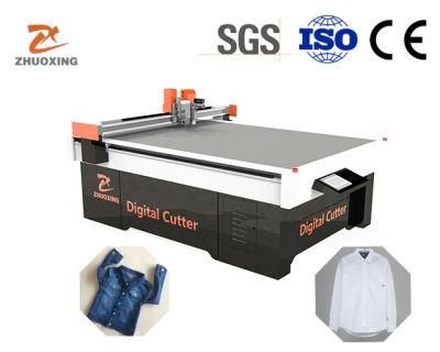 Zhuoxing Wedding Dress Making Machine Oscillating Knife Cutting Machine
