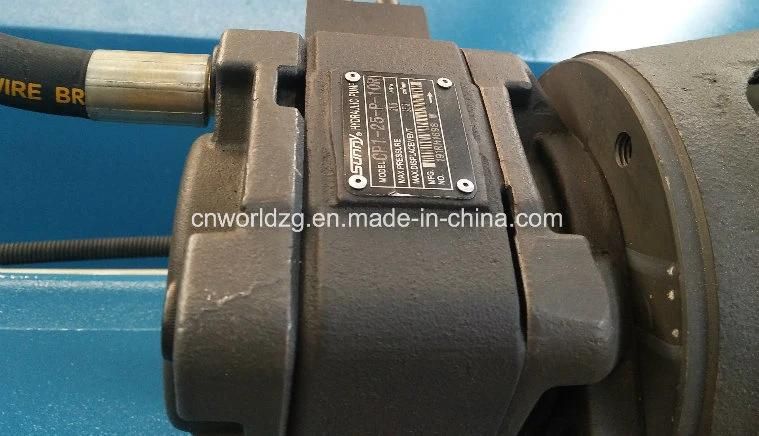 Nc Shear with Hydraulic Power for 8mm Sheet Metal Cutting