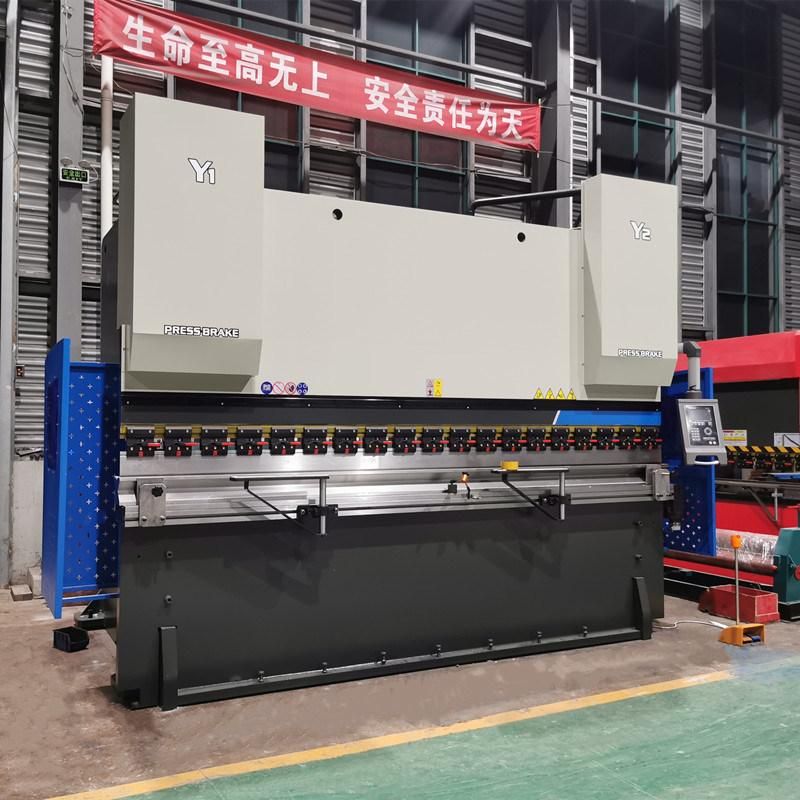 Da52ss3+1 Axis Aluminum Iron Plate Hydraulic Press Brake for Steel, CNC Metal Sheet Bending Machine