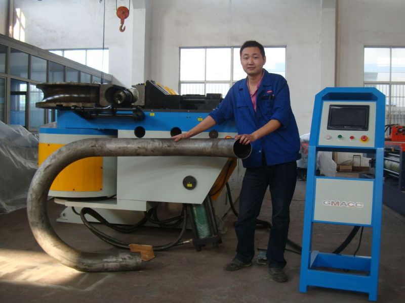 Carbon Steel Hydraulic Nc Pipe Bender Machine (GM-SB-168NCB)