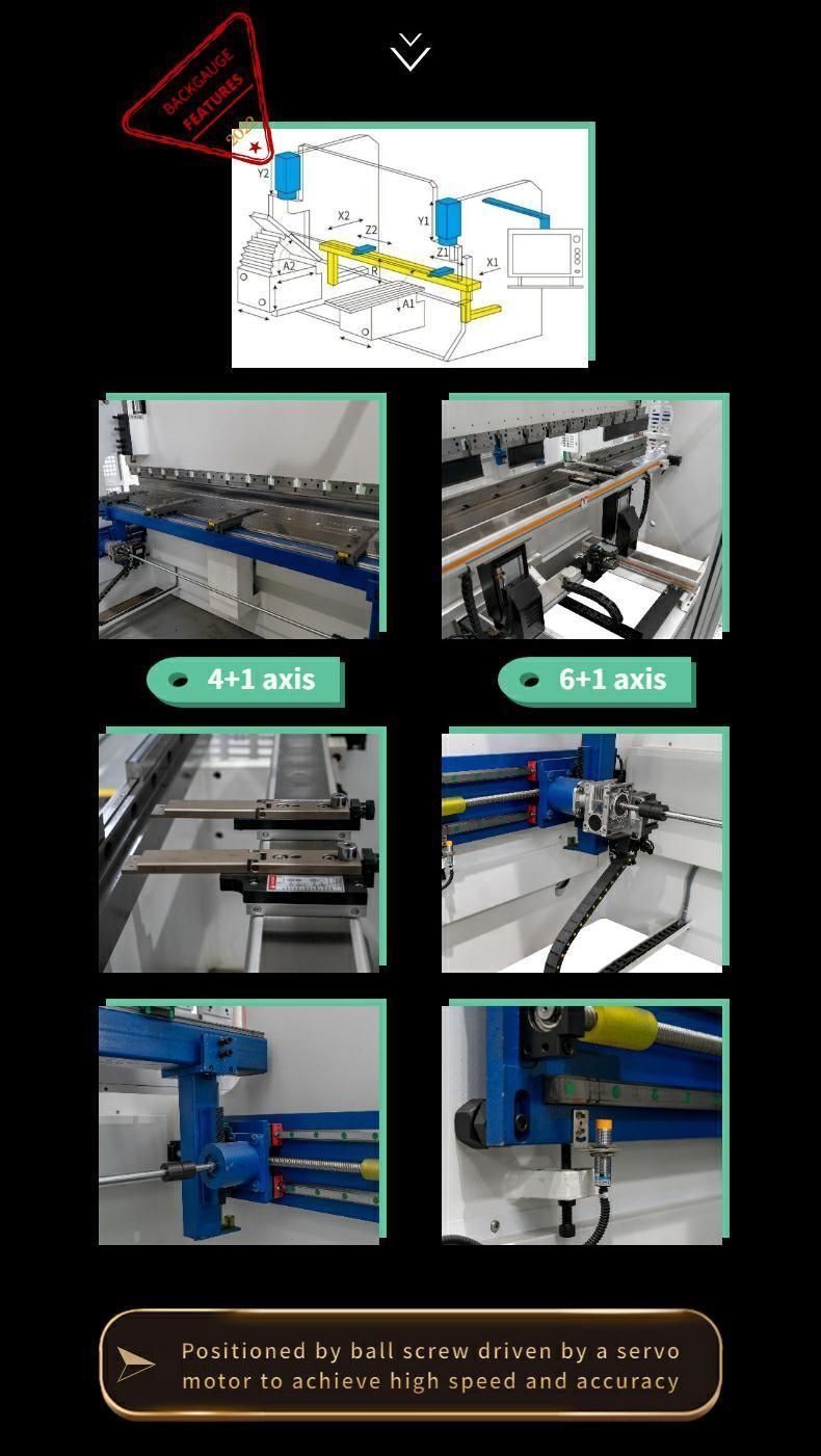 Servo 4 Axis Sheet Processing Hydro-Electric Folding Machine