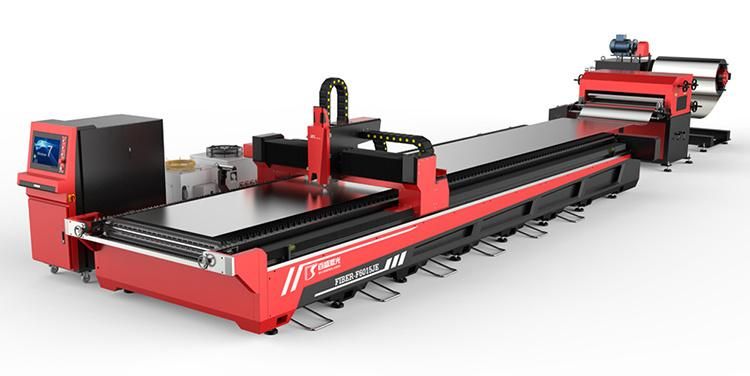 Coil Sheet Thin Steel Laser Cutting Machine with Auto Feeding Straightening Device Option