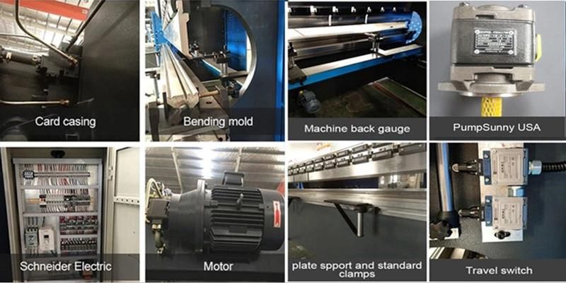 High Quality Delem Da58t 110t Hydraulic CNC Sheet Bending /3+1 Axis Press Brake Machine for Sheet Steel, Aluminium, Stainless Steel