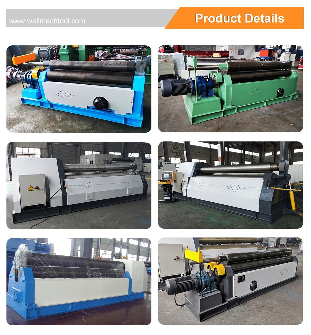 3 Rollers Hydraulic Universal Steel Plate Rolling Machine model W11 4X2500 with CE Approved