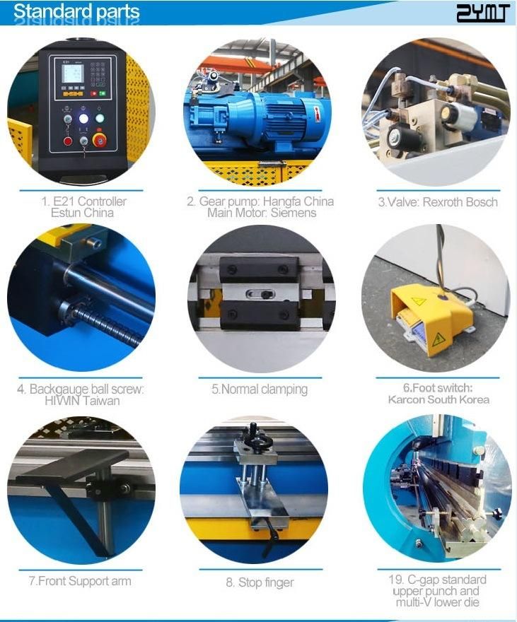 China Metal Steel Bending Machine with Ce and ISO9001 Certification (wc67k-40t*2200)