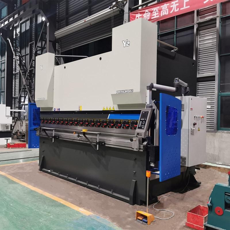 We67K-130t/4000 CNC Hydraulic Servo Hydraulic Stainless Steel Iron Steel Plate Press Brake Bending Folding Machine