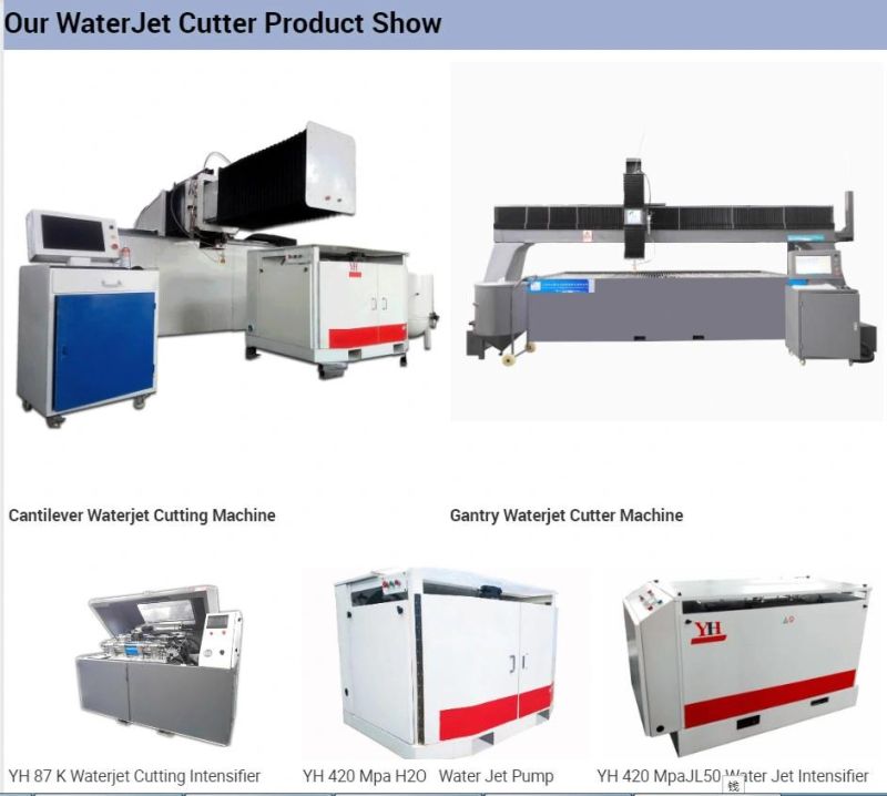 Pure Water Jet Cutting Machine 180 Degree Pure Water 1/4 Swivel Single Axis C-5152-1