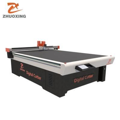 Advertising Industry Kt Board Flatbed Digital Cutter PVC Board Knife Cutting Machine From Factory Zhuoxing