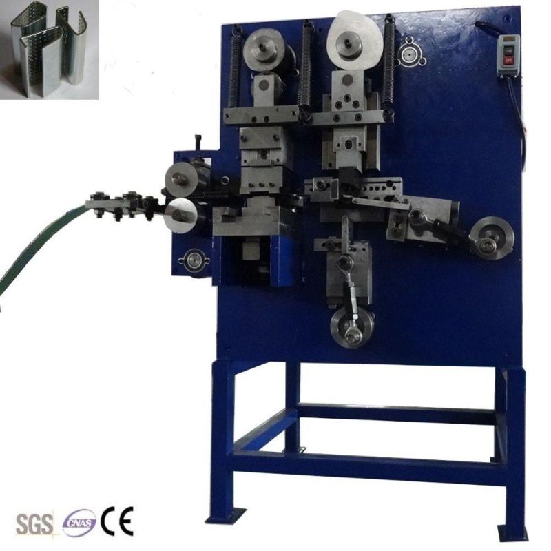 Automatic Mechanical Metal Pet Serrated Strapping Seal Clips Making Machine