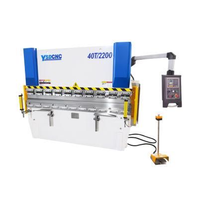 China CNC Hydraulic Servo Press Brake Machine with Cybtouch 6