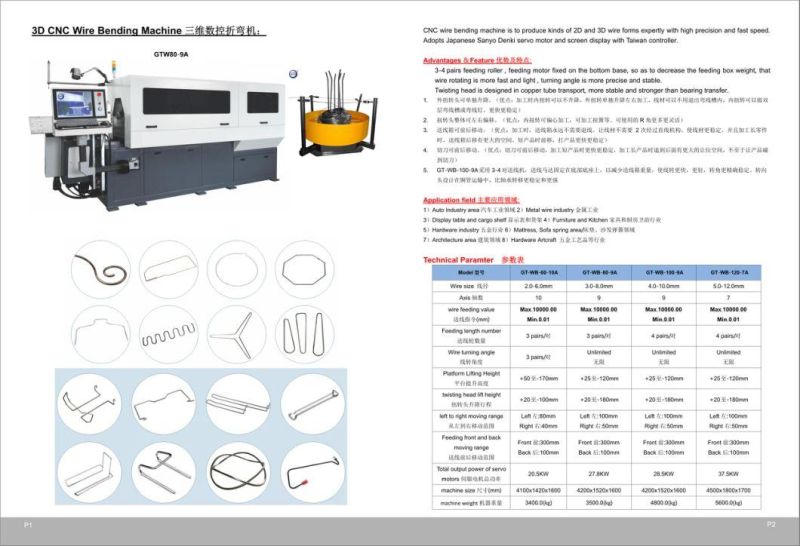 3D CNC Wire Bending Machine