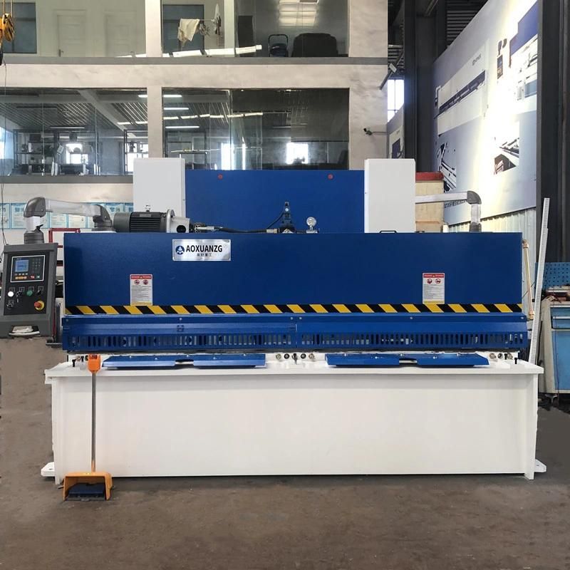 Hydraulic Swing Beam Sheet Metal Shearing Machine Cutting Machine with E21s Controller