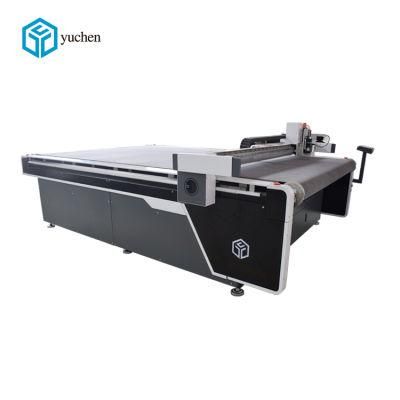 Automatic Oscillating Knife Fur Clothing Leather Cutting Machine for Price Sale