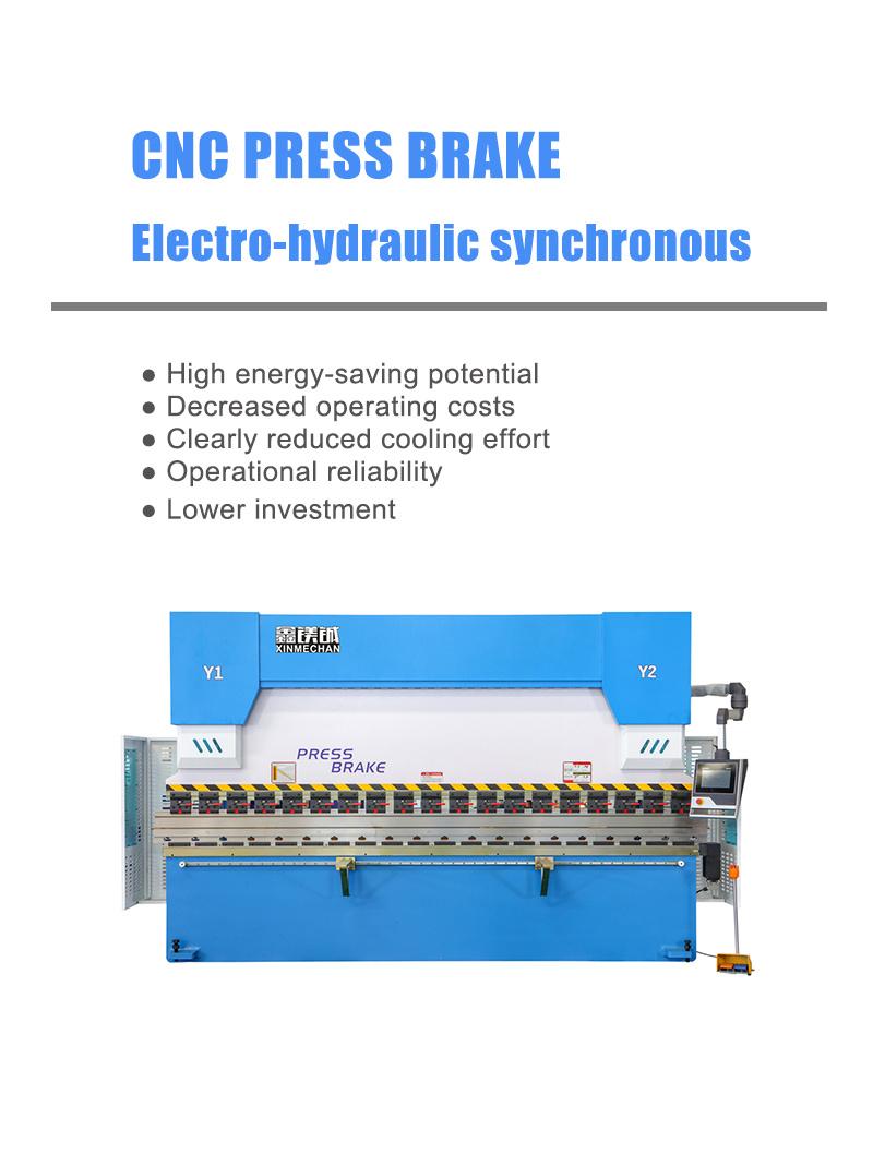 CNC Hydraulic Press Brake with Esa630 Controller 80ton 3meter