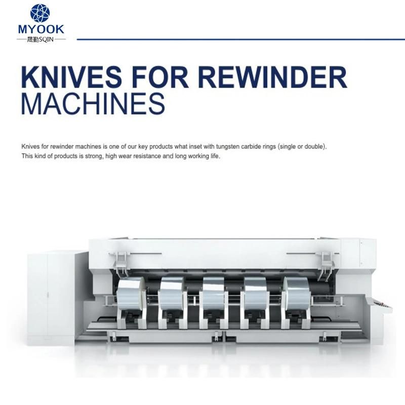 Customized Roller Bottom Shear Cutter Knives for Slitter Rewinder Machine