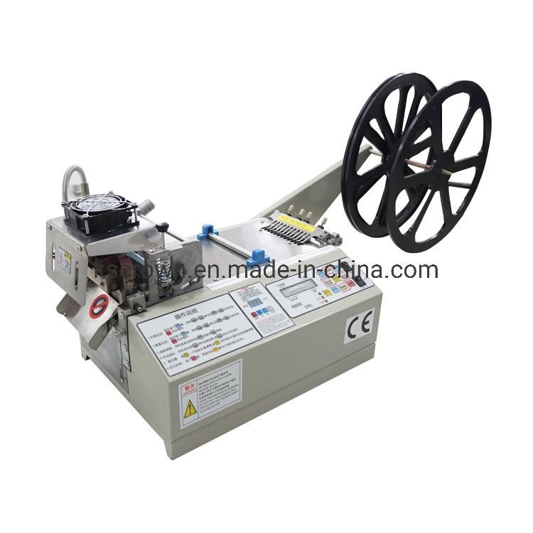 Automatic Hot and Cold Cutting Machine Multi Strip Mask Earloop Band Rope Cutting Machine